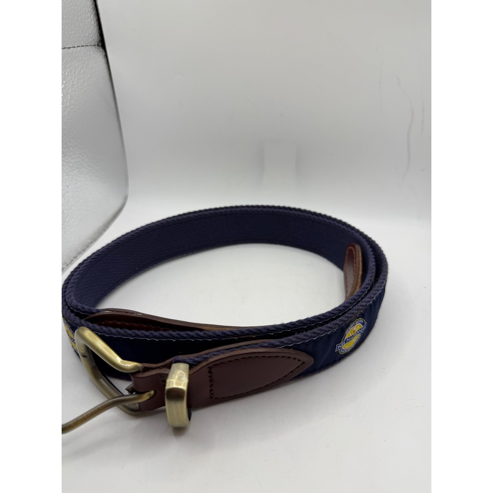YRI PGA National Resort Palm Beach Gardens Navy Ribbon Golf Belt Mens 44 USA